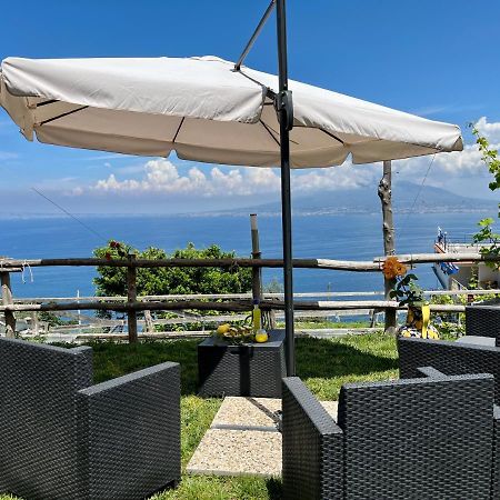 La Badia Montechiaro - Breathtaking View Of Sorrento Coast Villa Vico Equense Exteriör bild