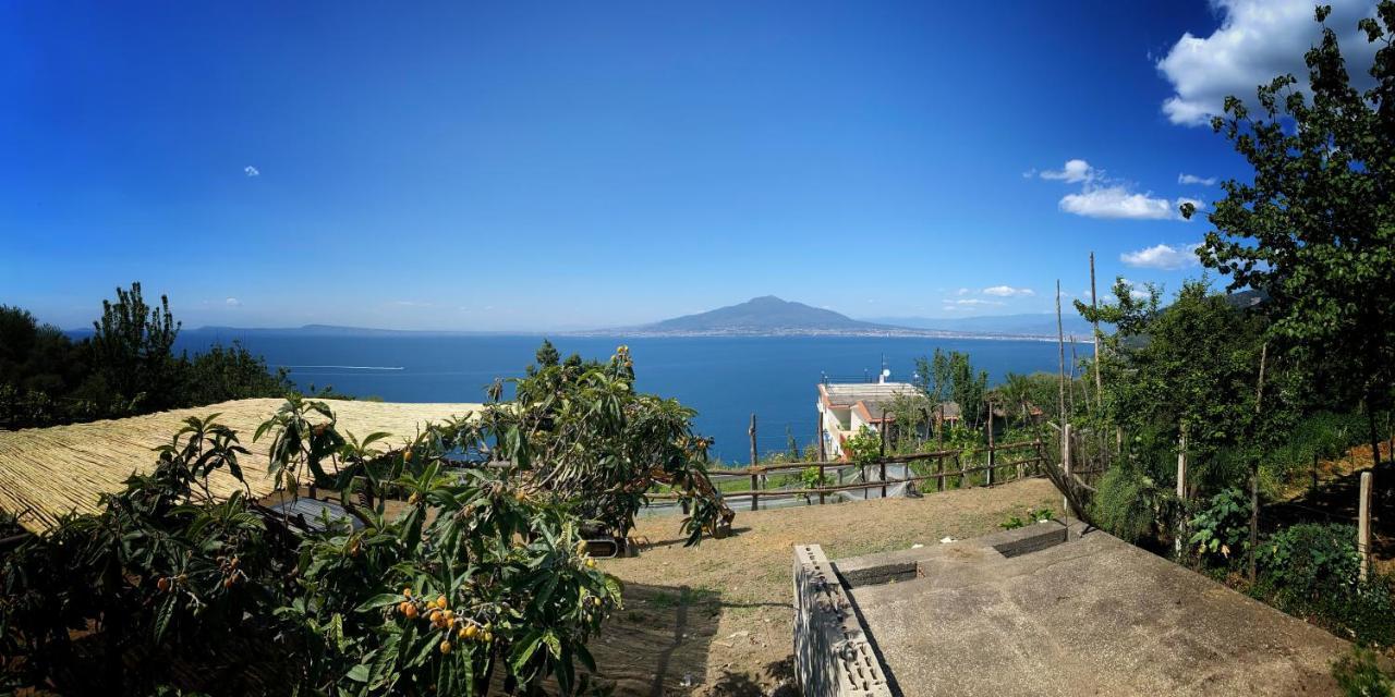 La Badia Montechiaro - Breathtaking View Of Sorrento Coast Villa Vico Equense Exteriör bild