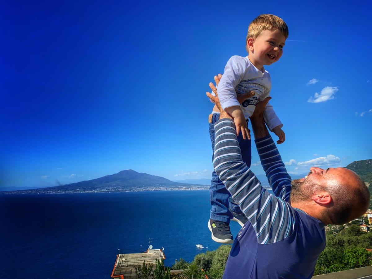 La Badia Montechiaro - Breathtaking View Of Sorrento Coast Villa Vico Equense Exteriör bild