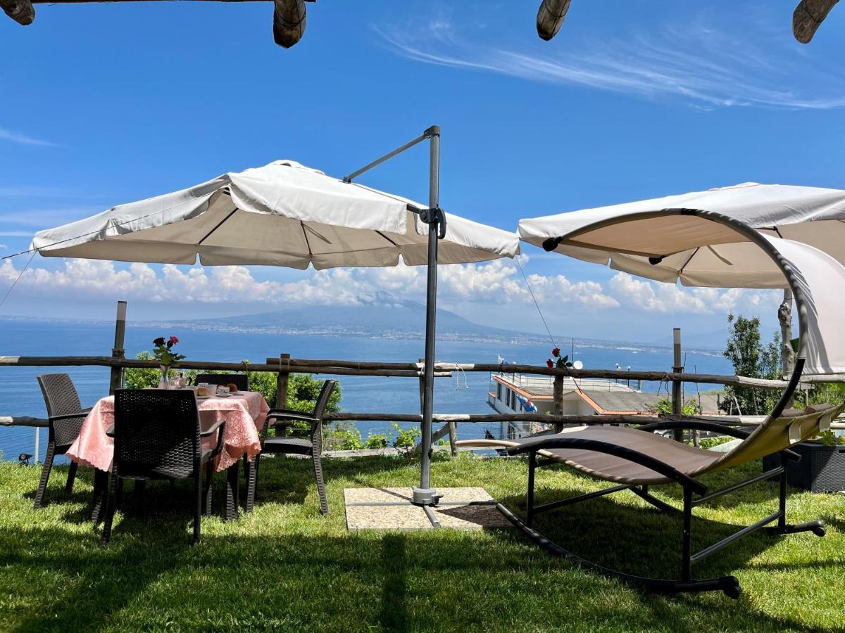 La Badia Montechiaro - Breathtaking View Of Sorrento Coast Villa Vico Equense Exteriör bild