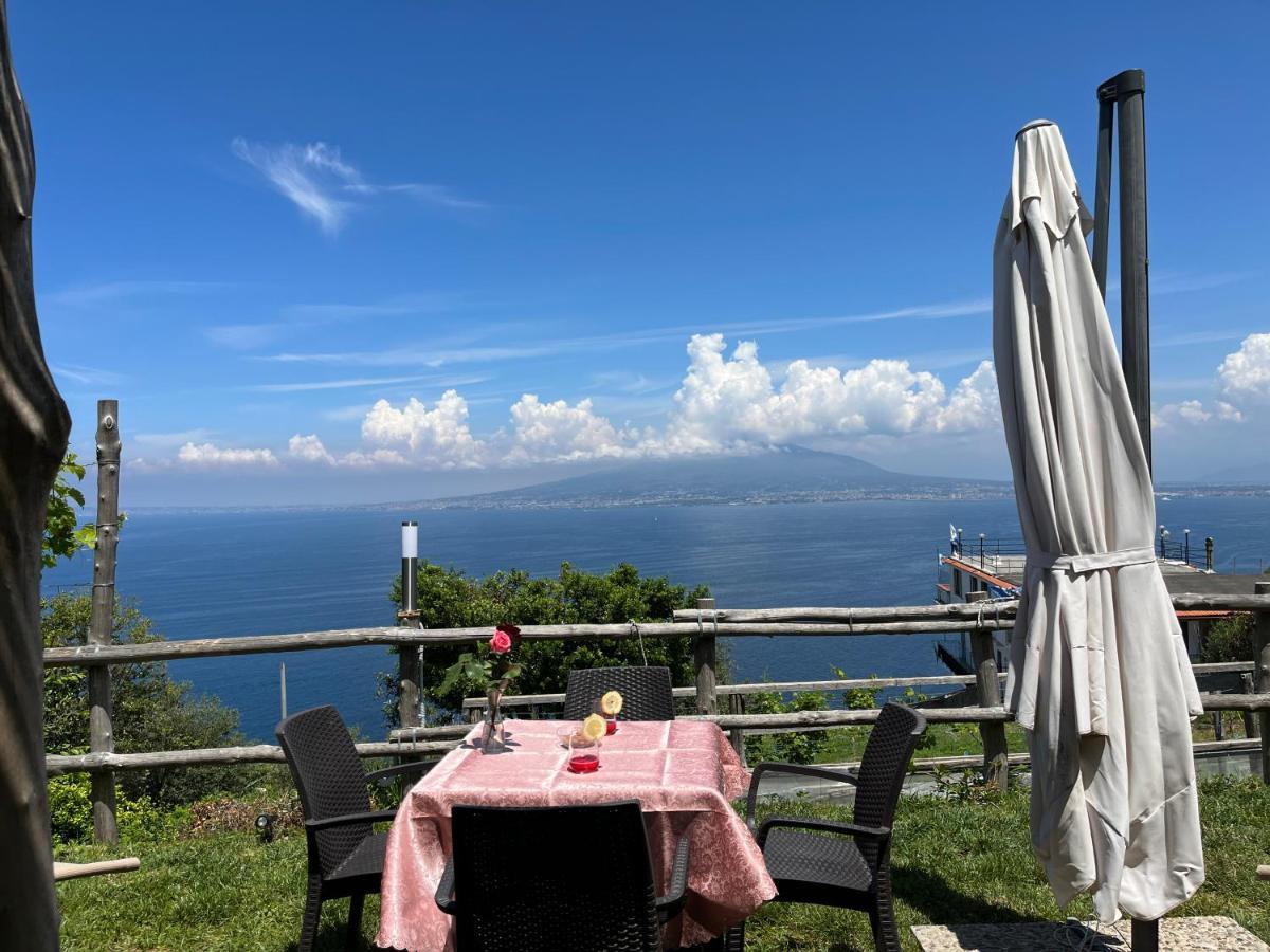 La Badia Montechiaro - Breathtaking View Of Sorrento Coast Villa Vico Equense Exteriör bild