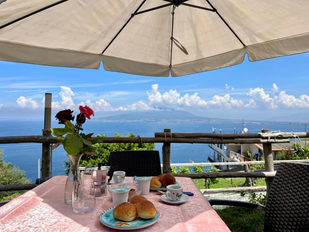 La Badia Montechiaro - Breathtaking View Of Sorrento Coast Villa Vico Equense Exteriör bild