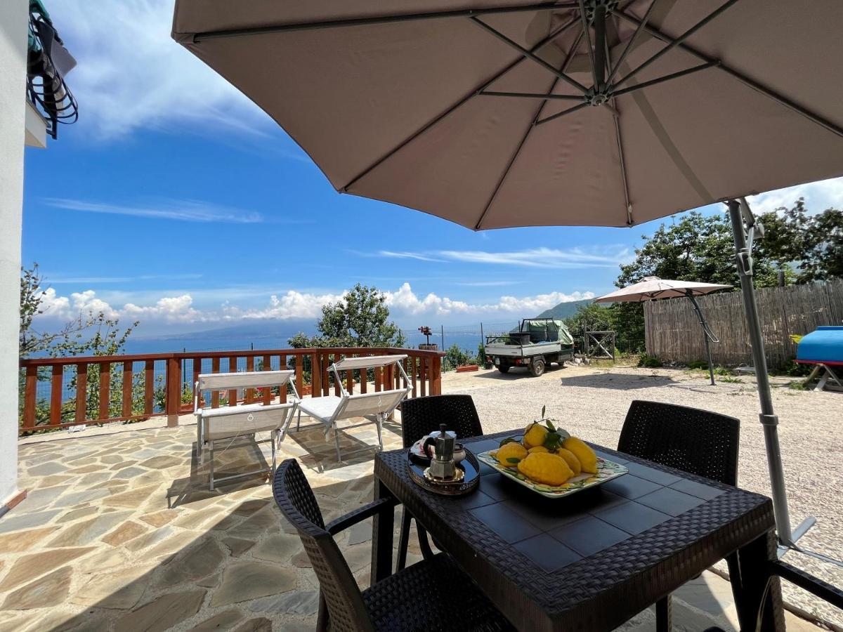 La Badia Montechiaro - Breathtaking View Of Sorrento Coast Villa Vico Equense Exteriör bild