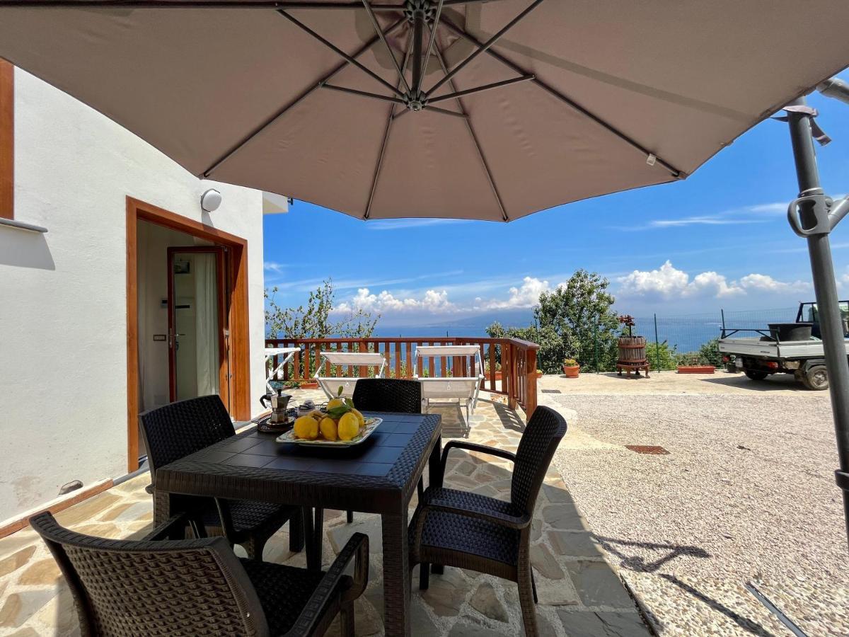 La Badia Montechiaro - Breathtaking View Of Sorrento Coast Villa Vico Equense Exteriör bild