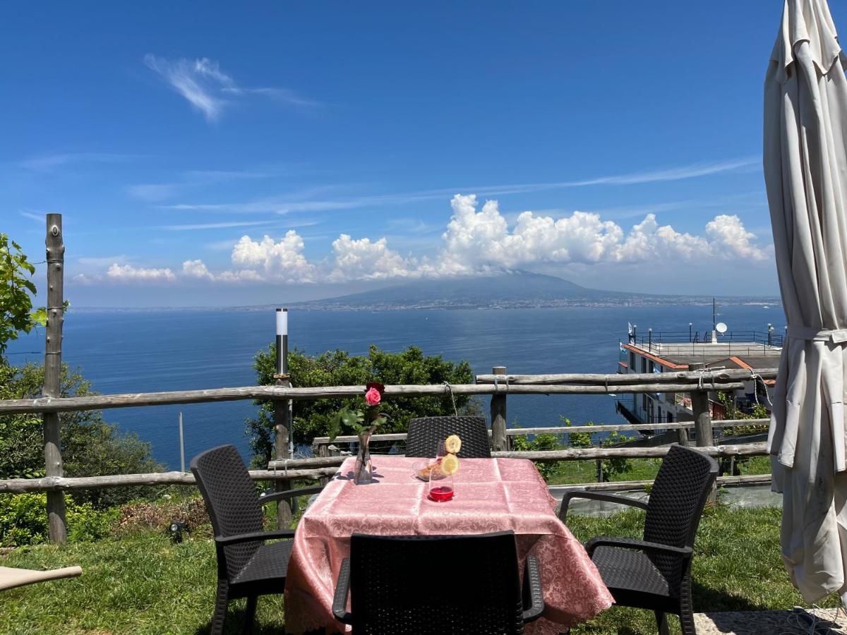 La Badia Montechiaro - Breathtaking View Of Sorrento Coast Villa Vico Equense Exteriör bild
