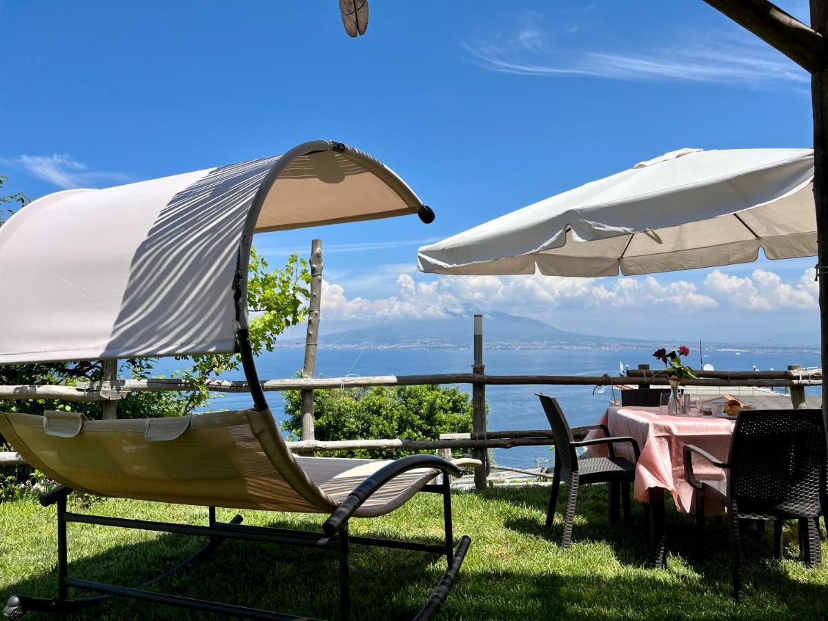 La Badia Montechiaro - Breathtaking View Of Sorrento Coast Villa Vico Equense Exteriör bild