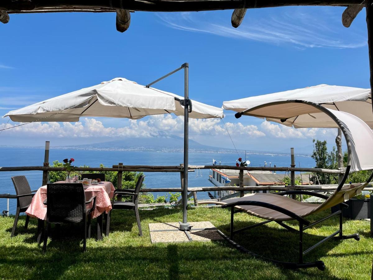 La Badia Montechiaro - Breathtaking View Of Sorrento Coast Villa Vico Equense Exteriör bild