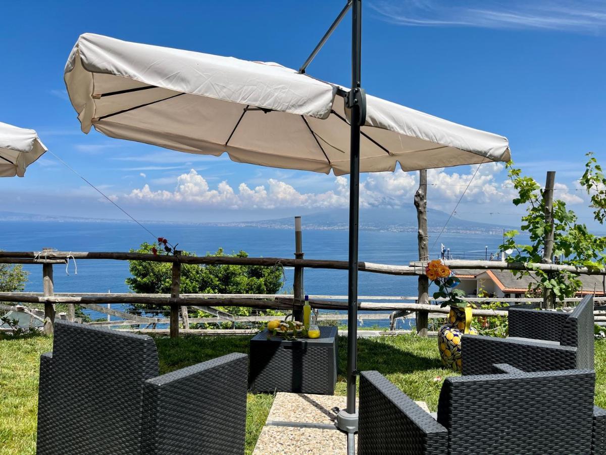 La Badia Montechiaro - Breathtaking View Of Sorrento Coast Villa Vico Equense Exteriör bild