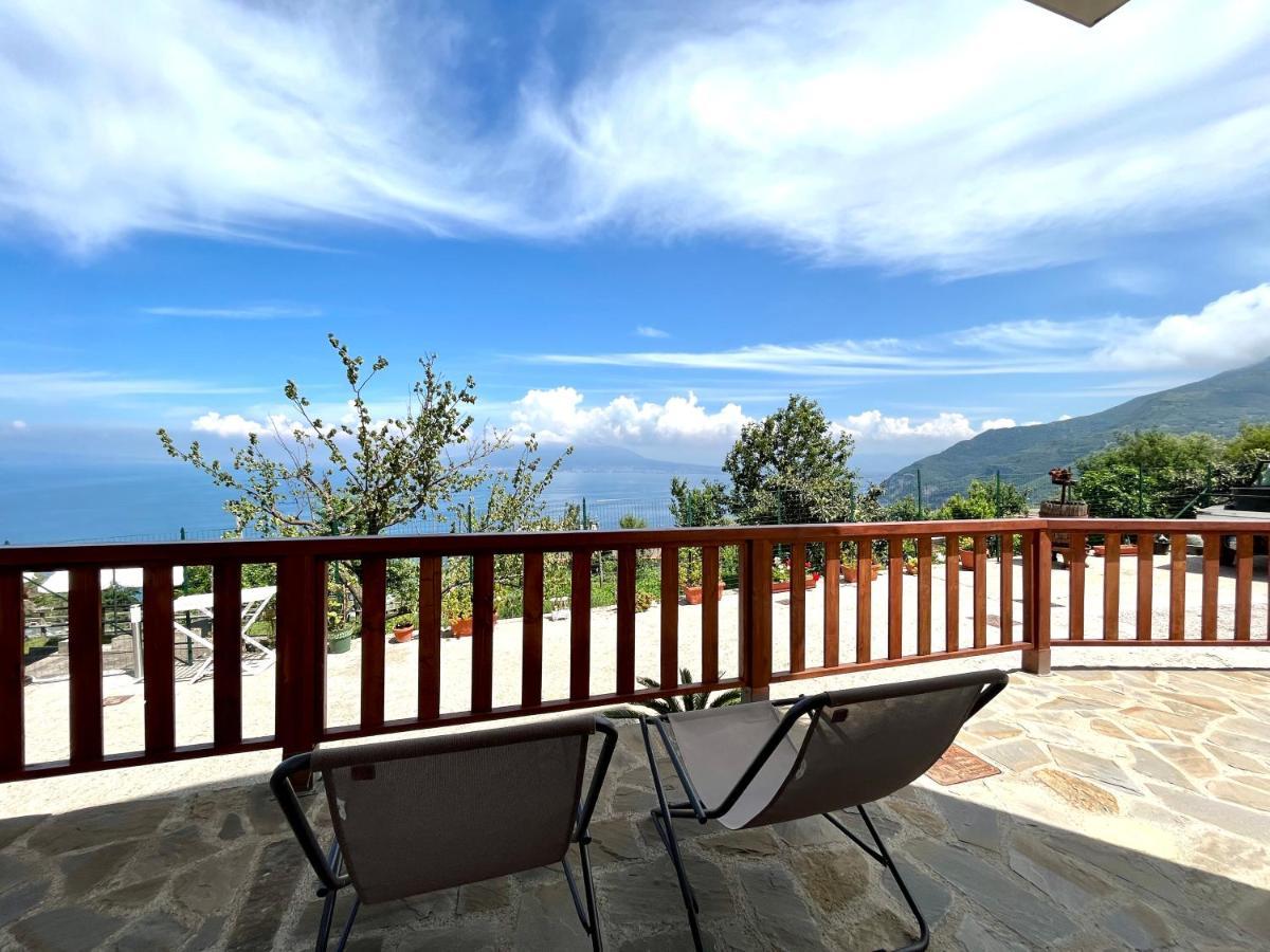 La Badia Montechiaro - Breathtaking View Of Sorrento Coast Villa Vico Equense Exteriör bild