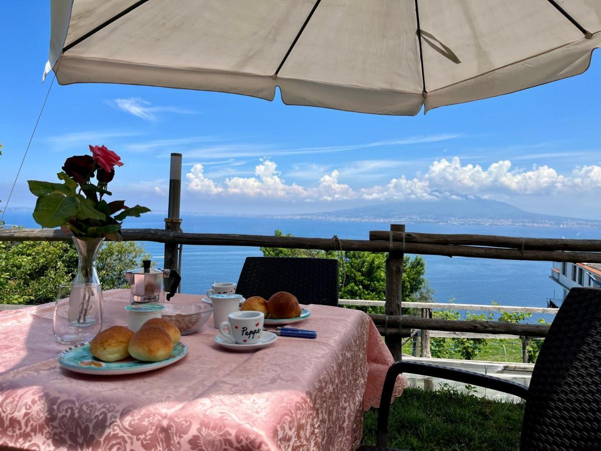 La Badia Montechiaro - Breathtaking View Of Sorrento Coast Villa Vico Equense Exteriör bild