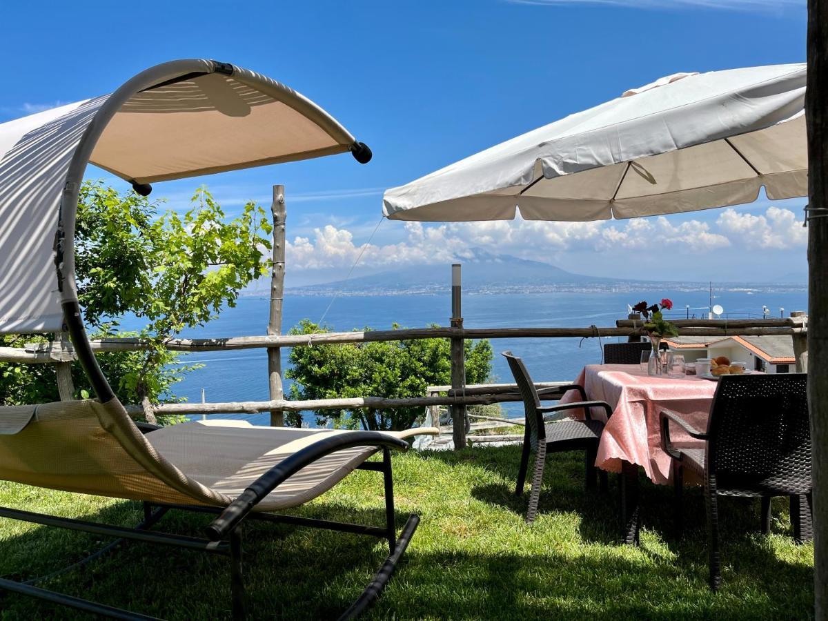 La Badia Montechiaro - Breathtaking View Of Sorrento Coast Villa Vico Equense Exteriör bild