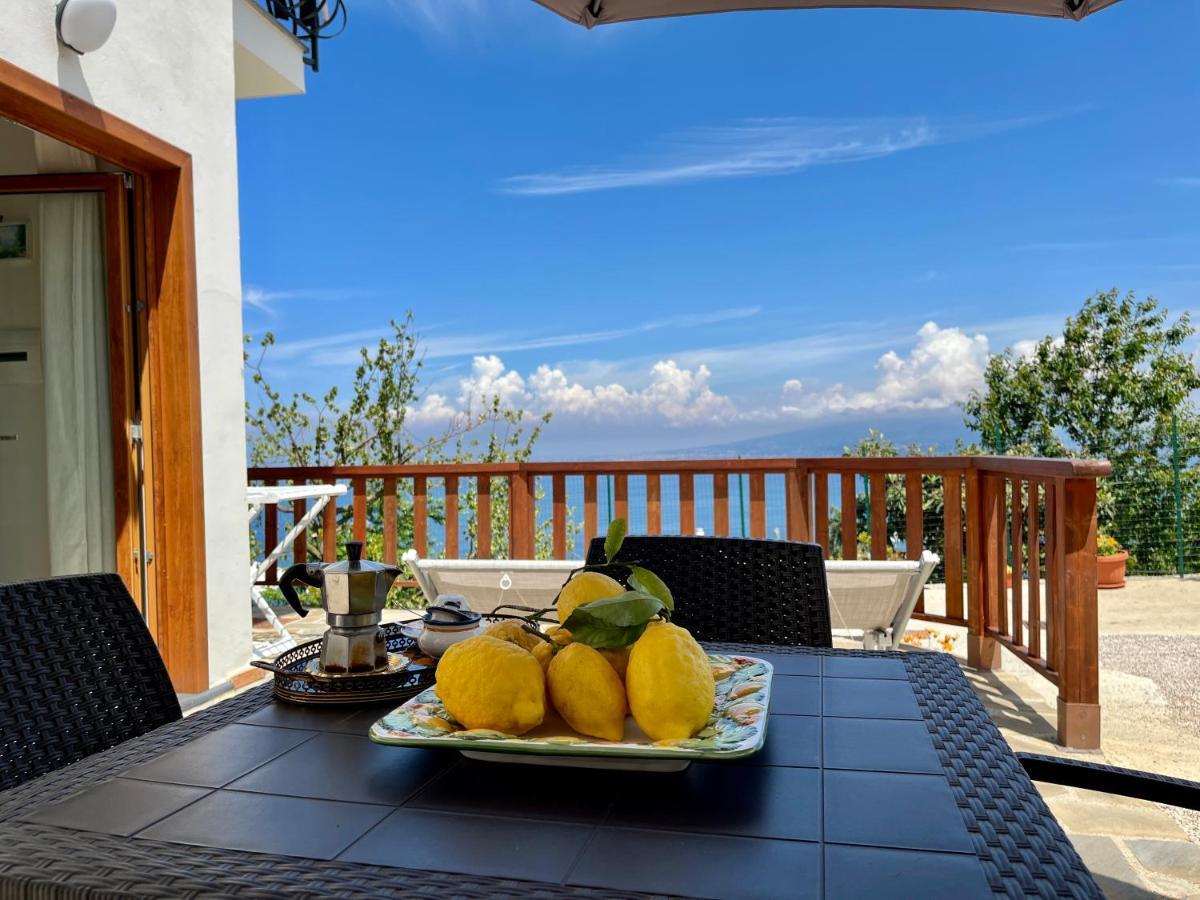 La Badia Montechiaro - Breathtaking View Of Sorrento Coast Villa Vico Equense Exteriör bild