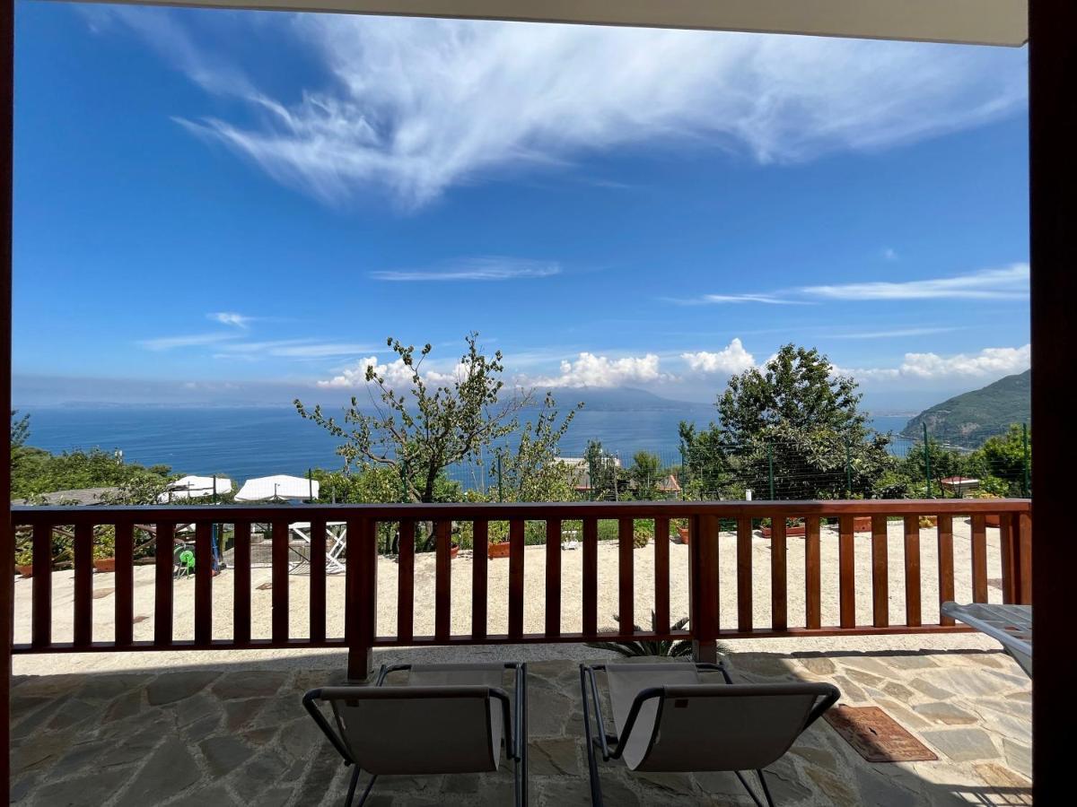 La Badia Montechiaro - Breathtaking View Of Sorrento Coast Villa Vico Equense Exteriör bild