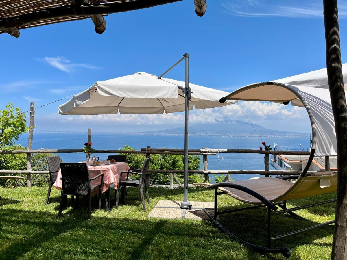 La Badia Montechiaro - Breathtaking View Of Sorrento Coast Villa Vico Equense Exteriör bild
