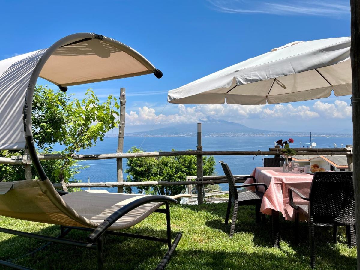 La Badia Montechiaro - Breathtaking View Of Sorrento Coast Villa Vico Equense Exteriör bild