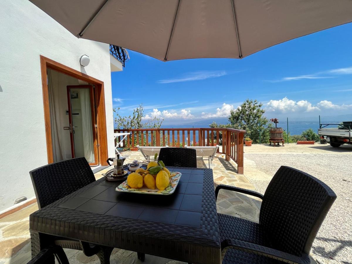 La Badia Montechiaro - Breathtaking View Of Sorrento Coast Villa Vico Equense Exteriör bild