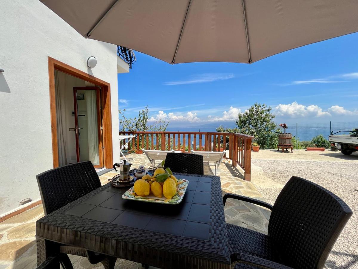 La Badia Montechiaro - Breathtaking View Of Sorrento Coast Villa Vico Equense Exteriör bild